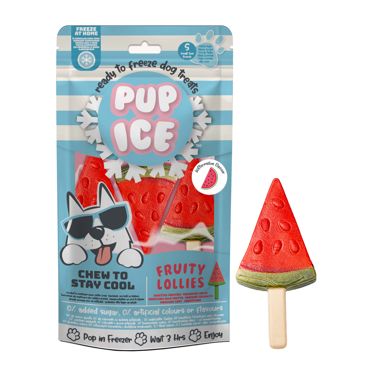 Pup Ice 3 Fruity Sandia 90g (12)