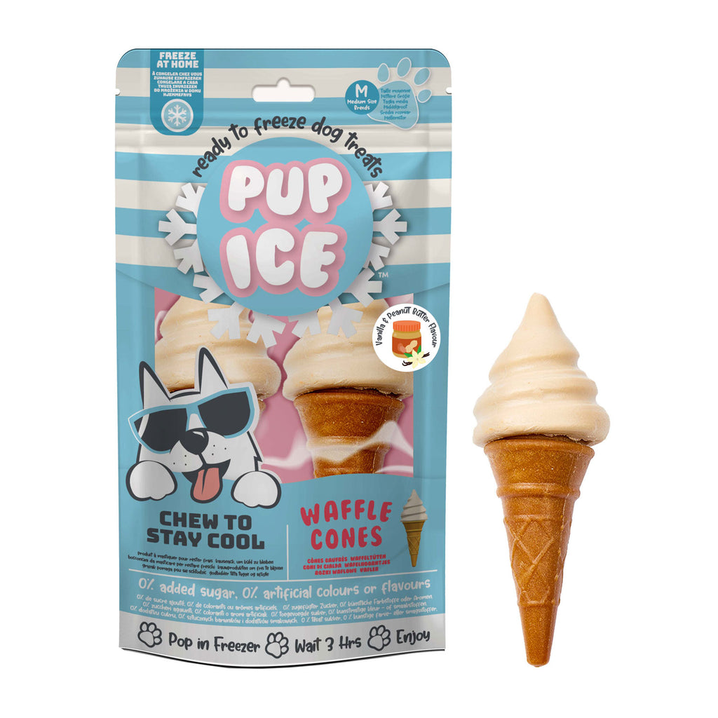 Pup Ice 2 Cucurucho Vainilla&Cacah. 110g (10)