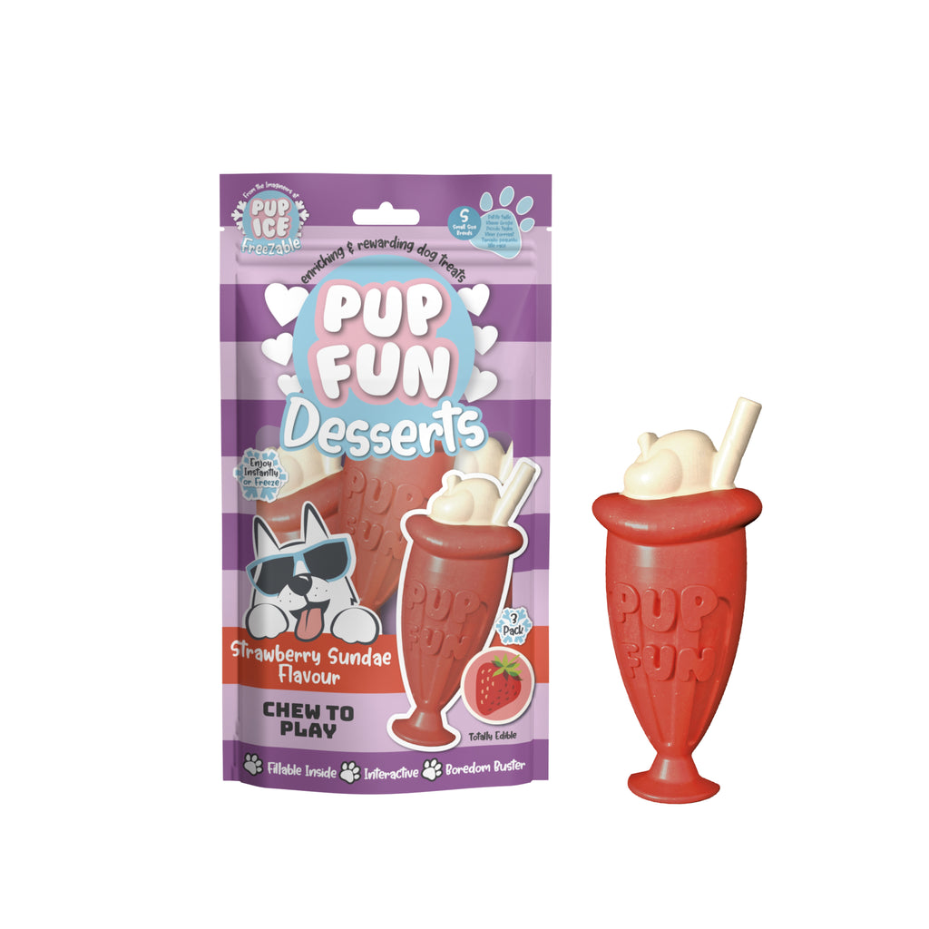 Pup Fun Desserts Helado de Fresa  3uds 90gr (10)