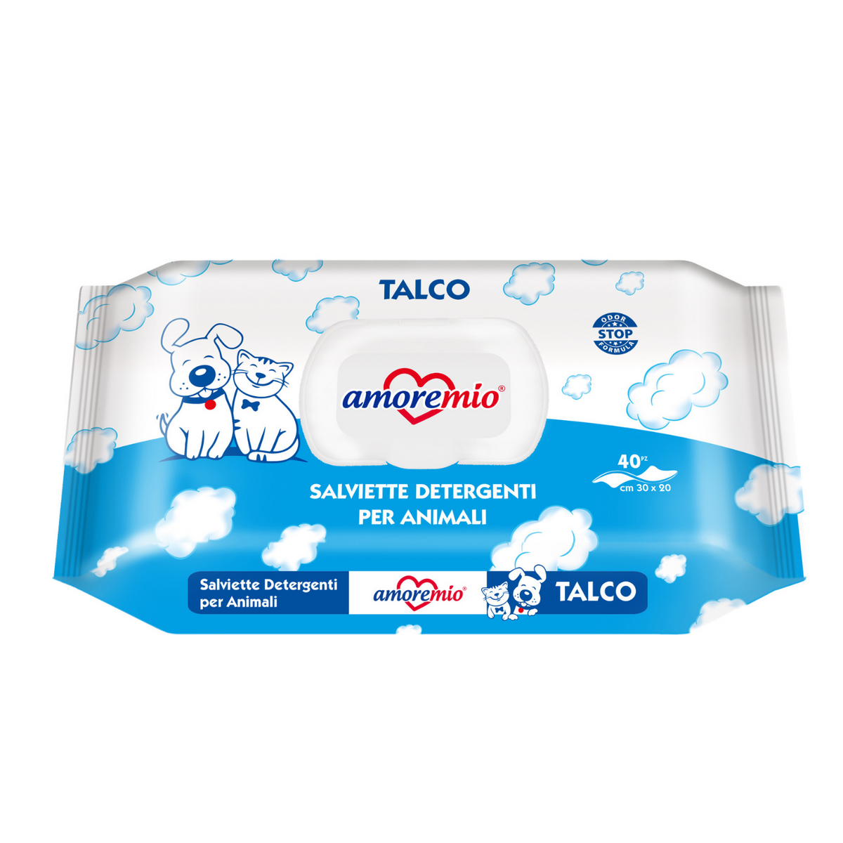 Amoremio Toallitas Talco 40 ud