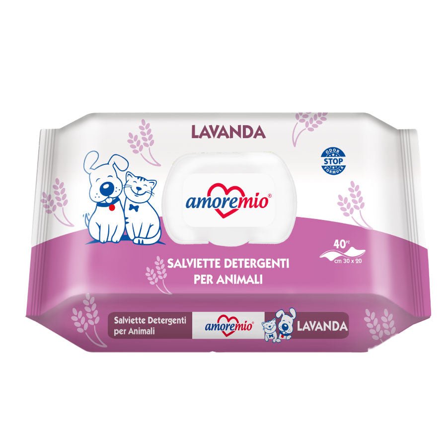 Amoremio Toallitas Lavanda 40 ud