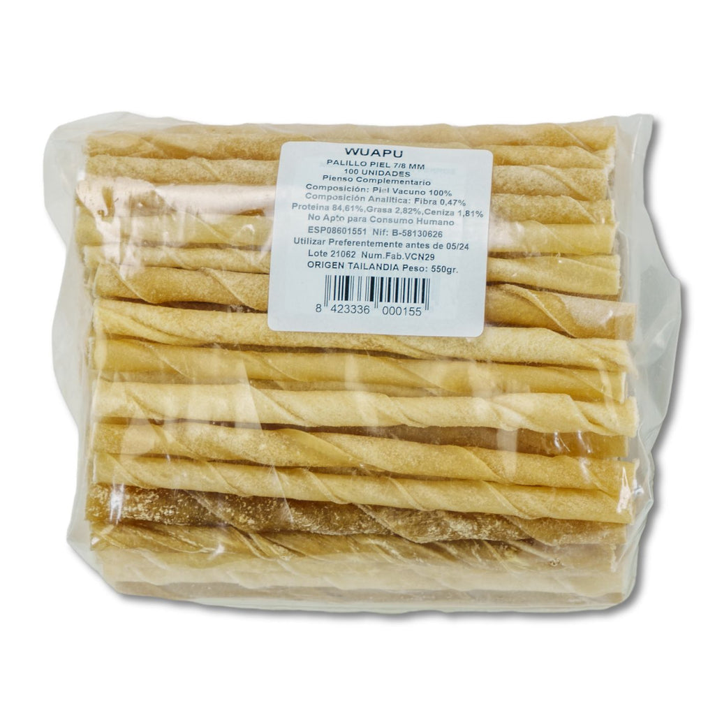 Palillos de Piel de Vacuno 100 ud