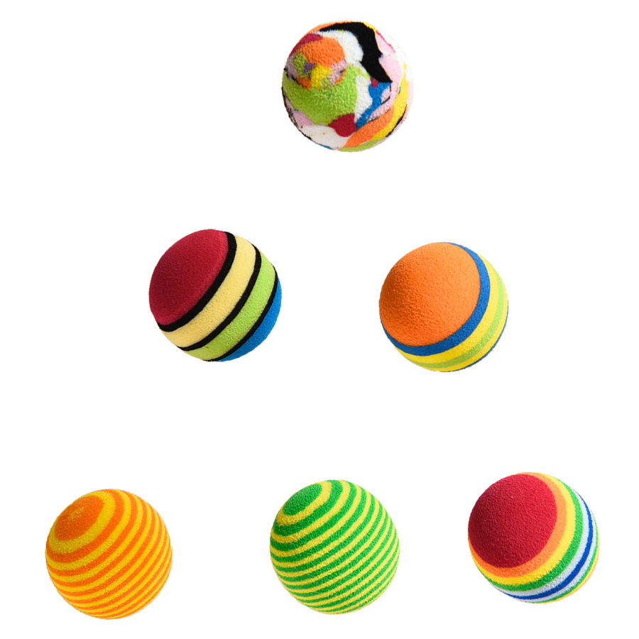 6 Pelotas de colores