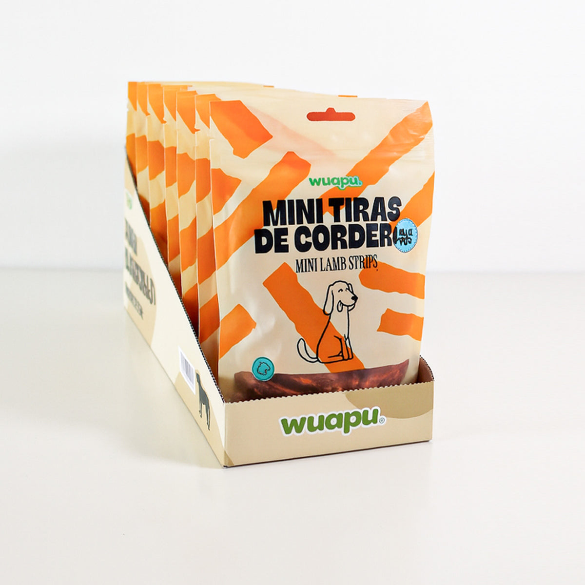 Snacks Mini tiras de Cordero - Pack x 12 bolsas