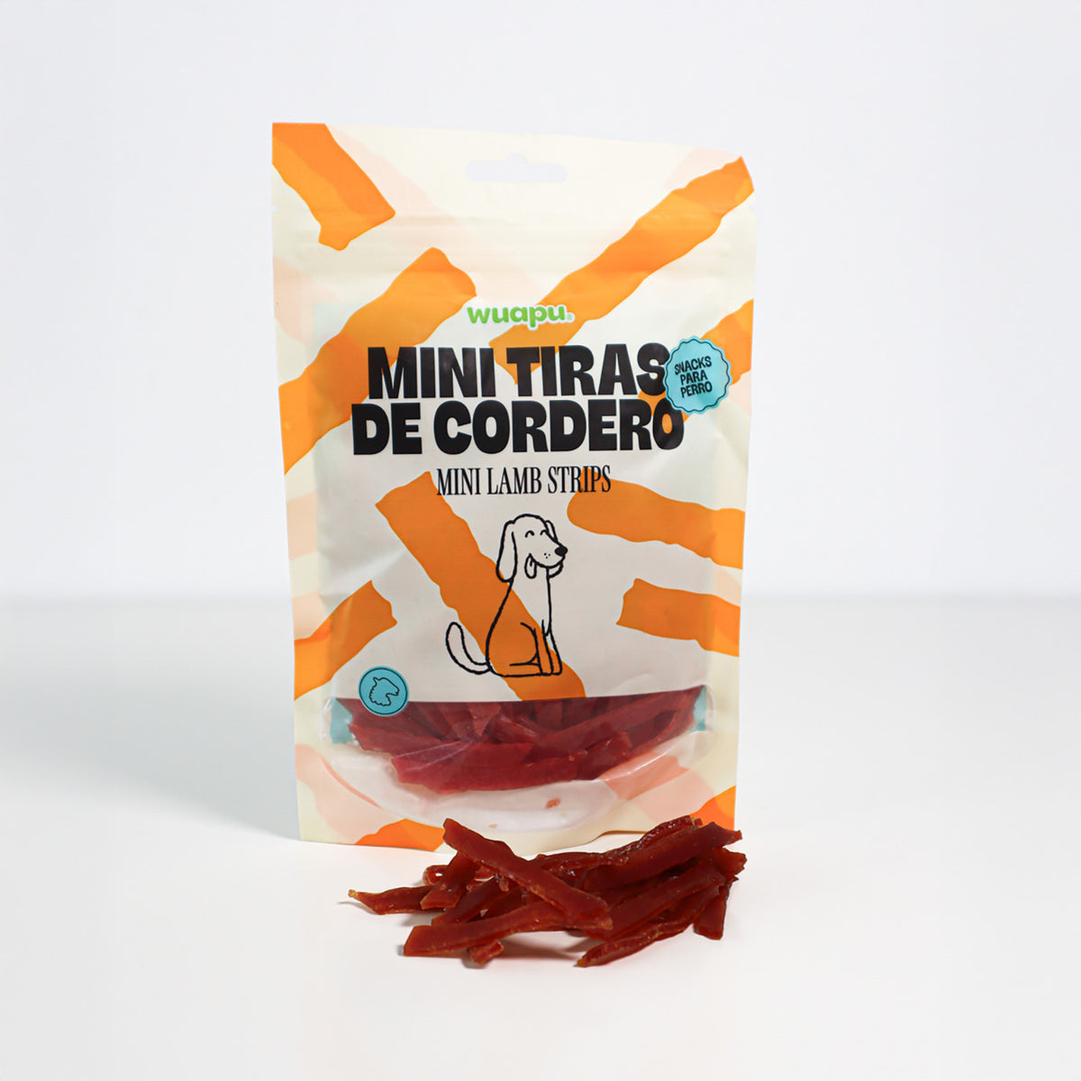 Snacks Mini tiras de Cordero - Pack x 12 bolsas
