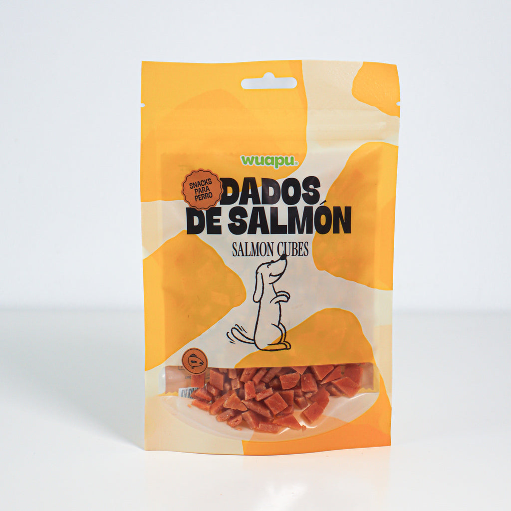 Snacks Dados de Salmón - Pack x 12 bolsas