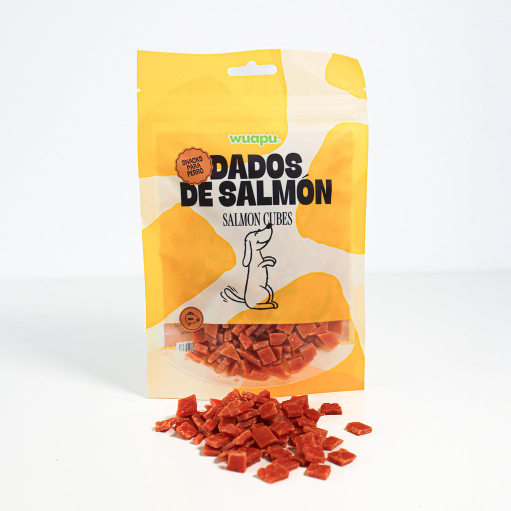 Snacks Dados de Salmón - Pack x 12 bolsas