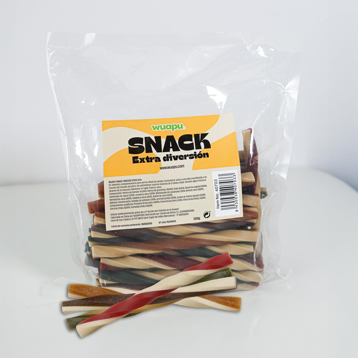 Snack Extra Diversión Sticks Twisted - 500g