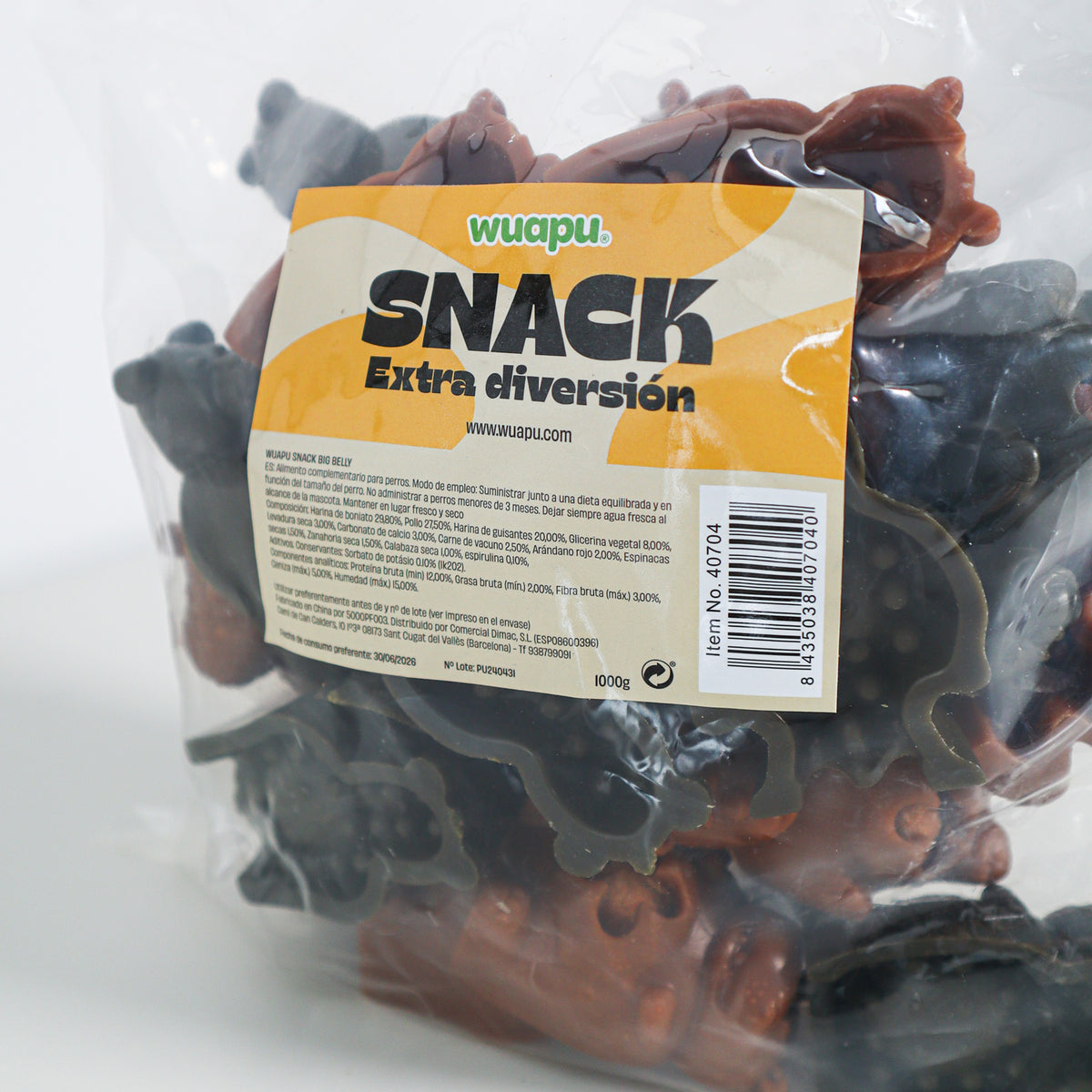 Snack Extra Diversión Ositos rellenos - 1kg