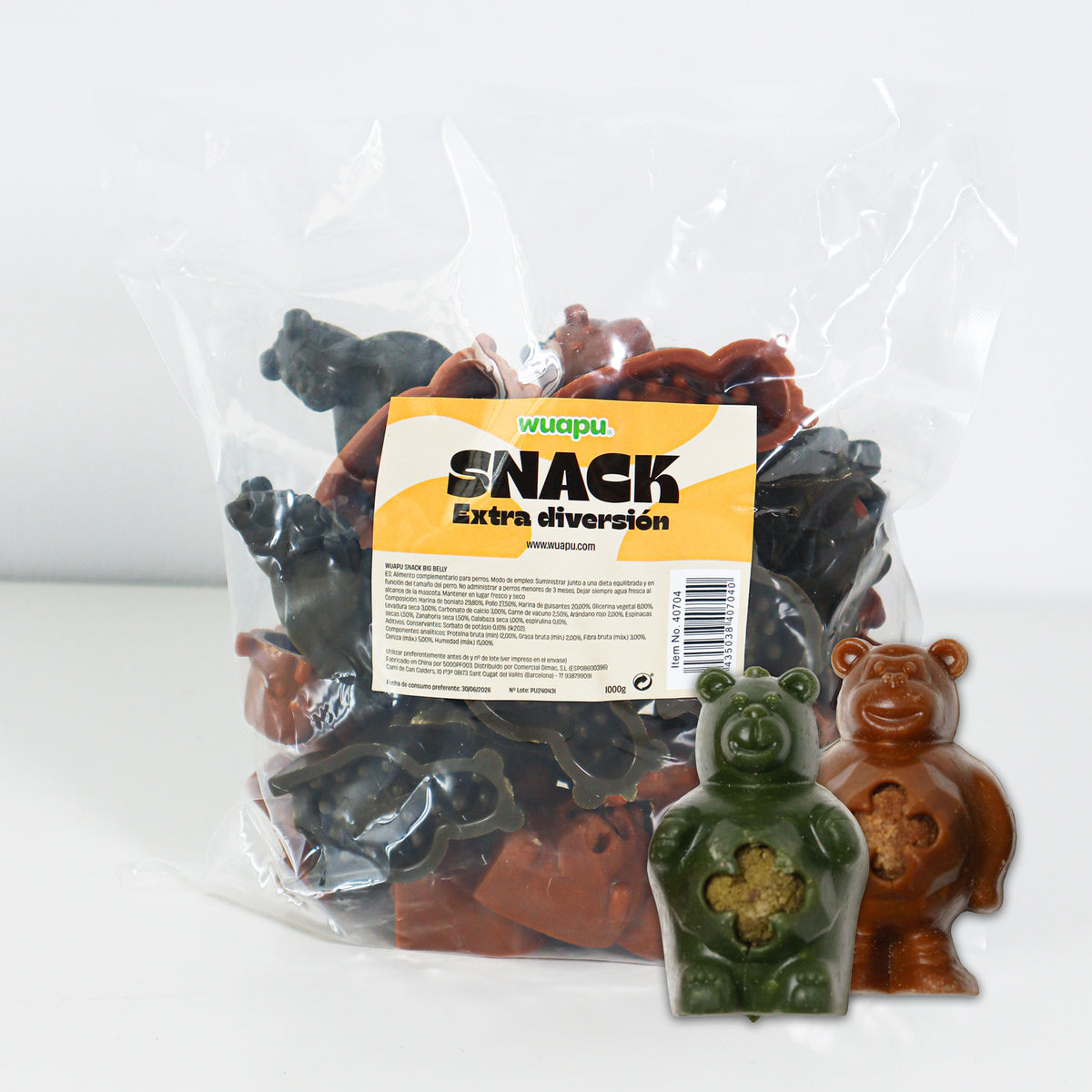 Snack Extra Diversión Ositos rellenos - 1kg
