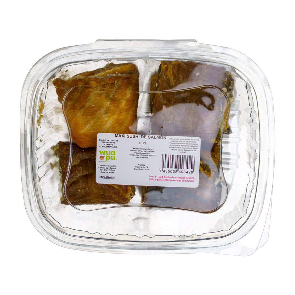 Snack Maxi Sushi Salmón - Pack x 10 bolsas