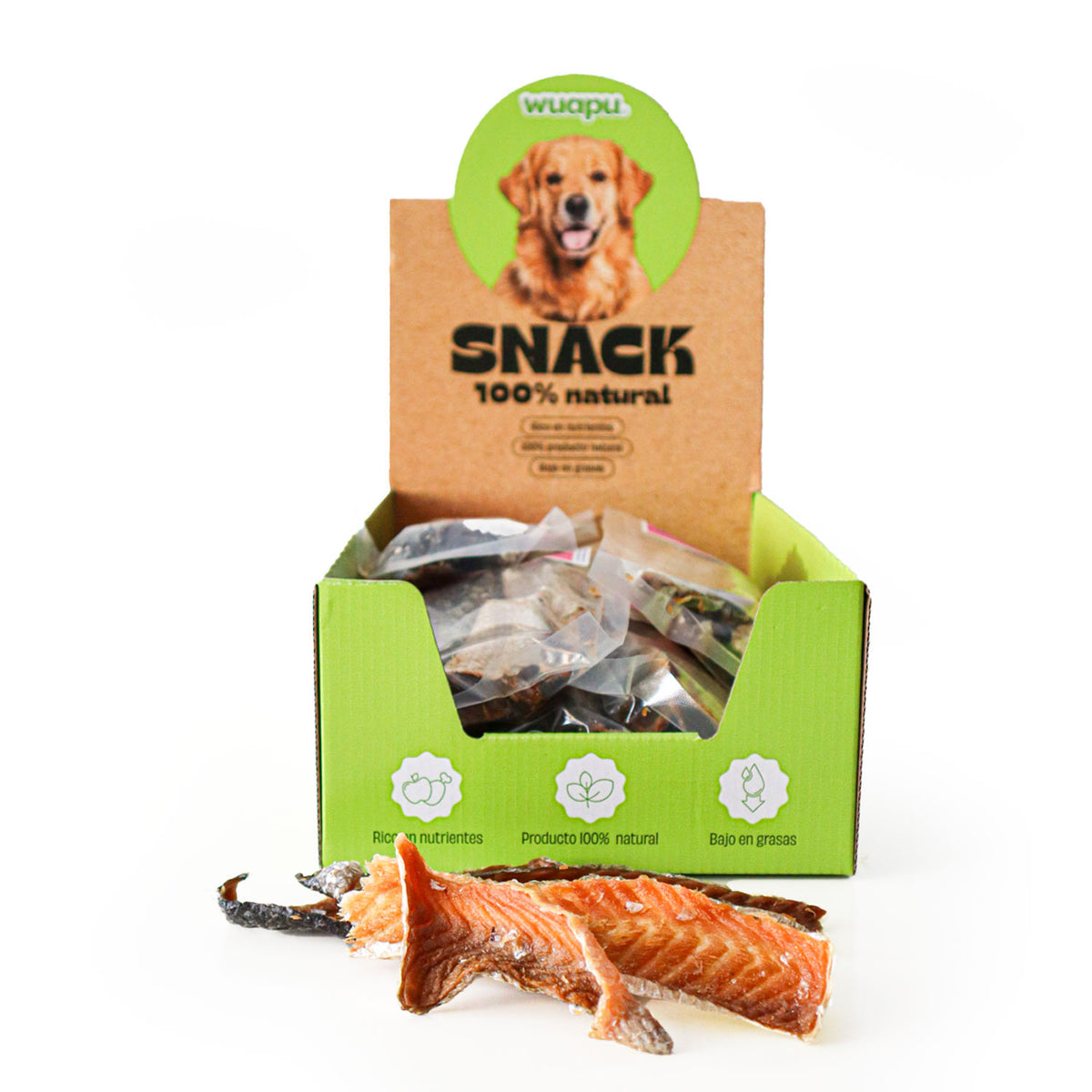 Snack Tiras de salmón -  Pack x 12 bolsas