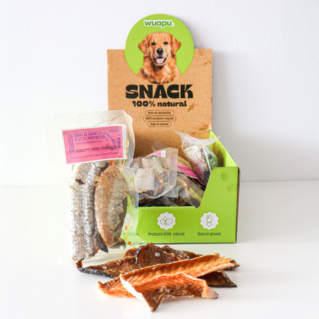 Snack Tiras de salmón -  Pack x 12 bolsas