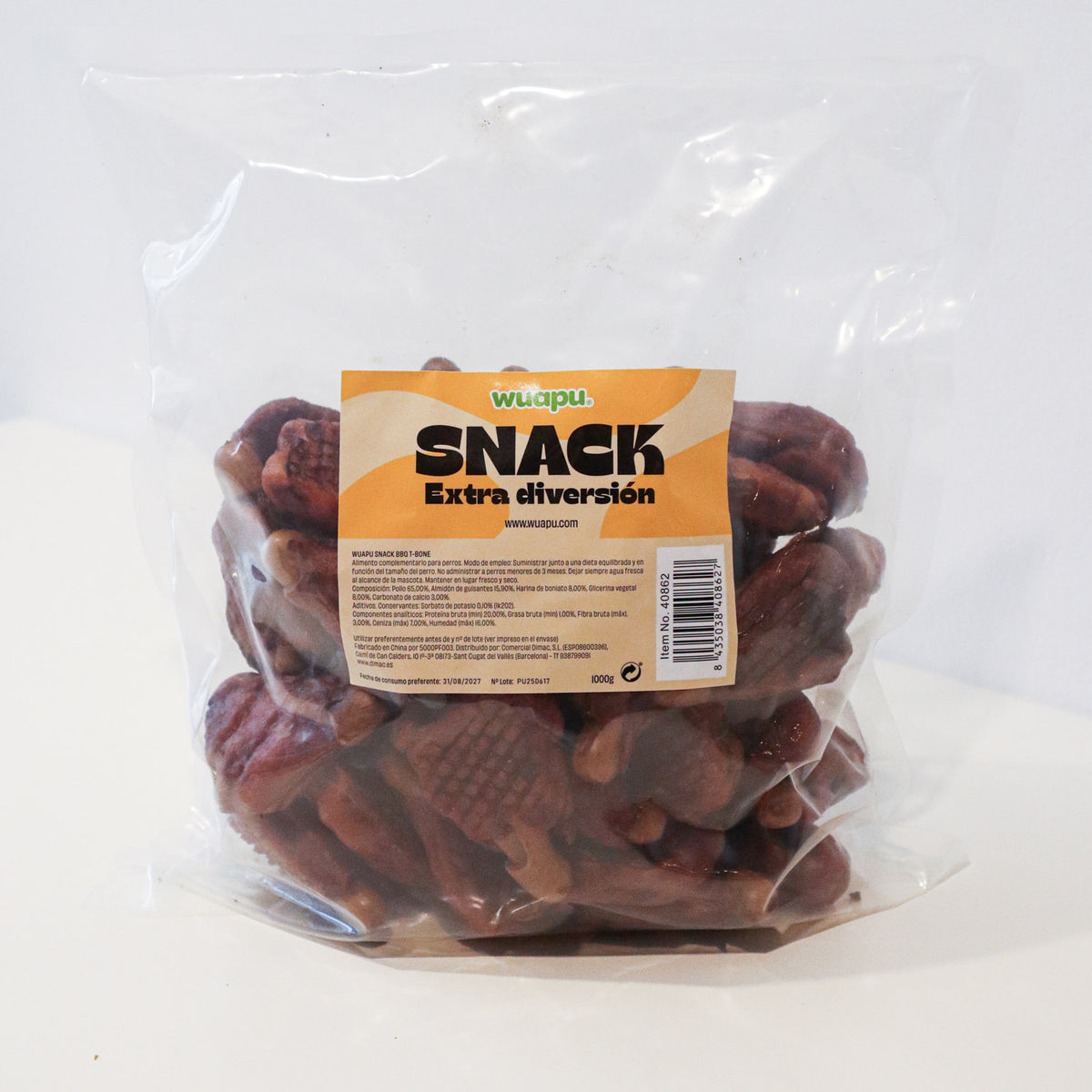 Snack Extra Diversión BBQ T-Bone  - 1 kg