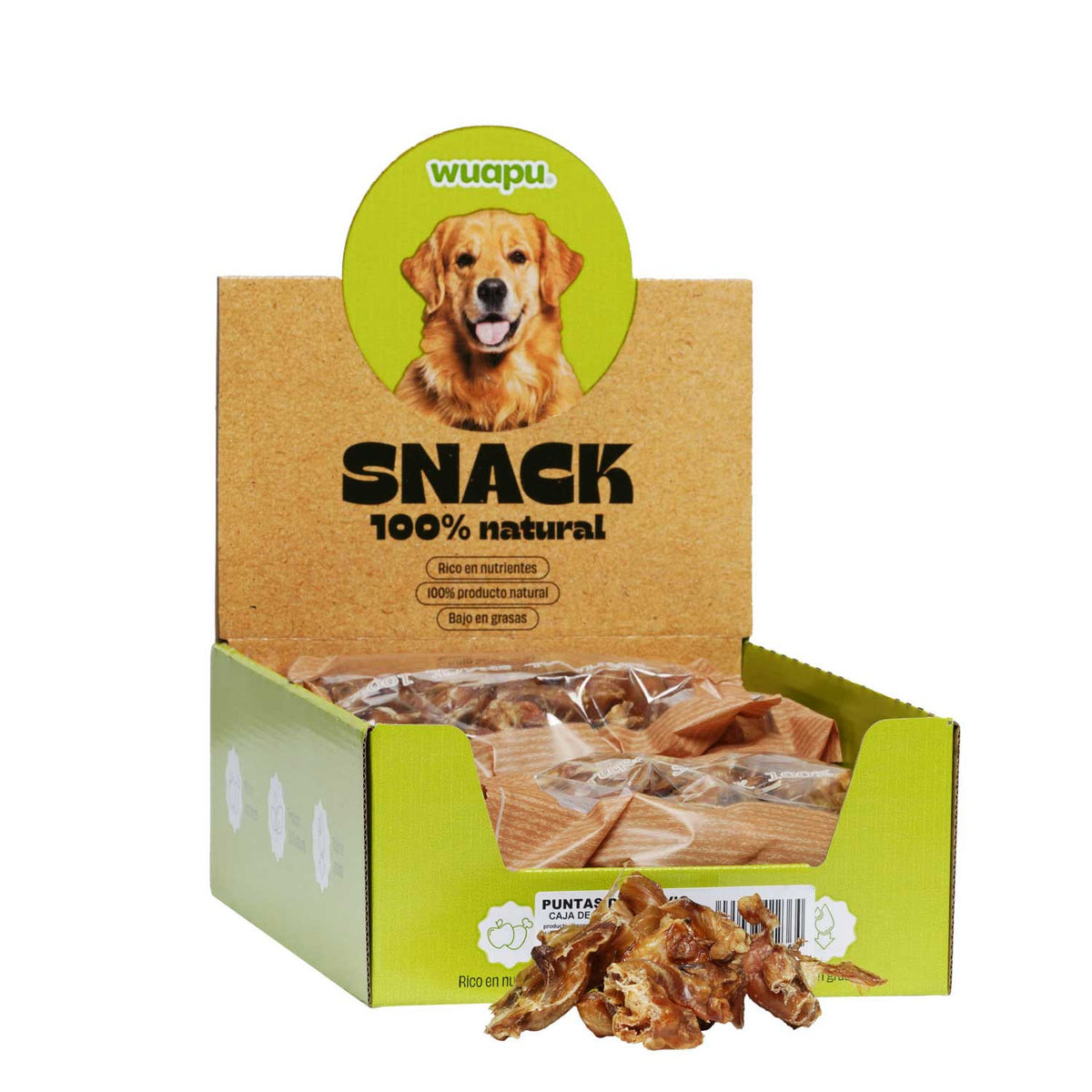 Snack Punta de Nervio de Toro - Pack x 10 bolsas