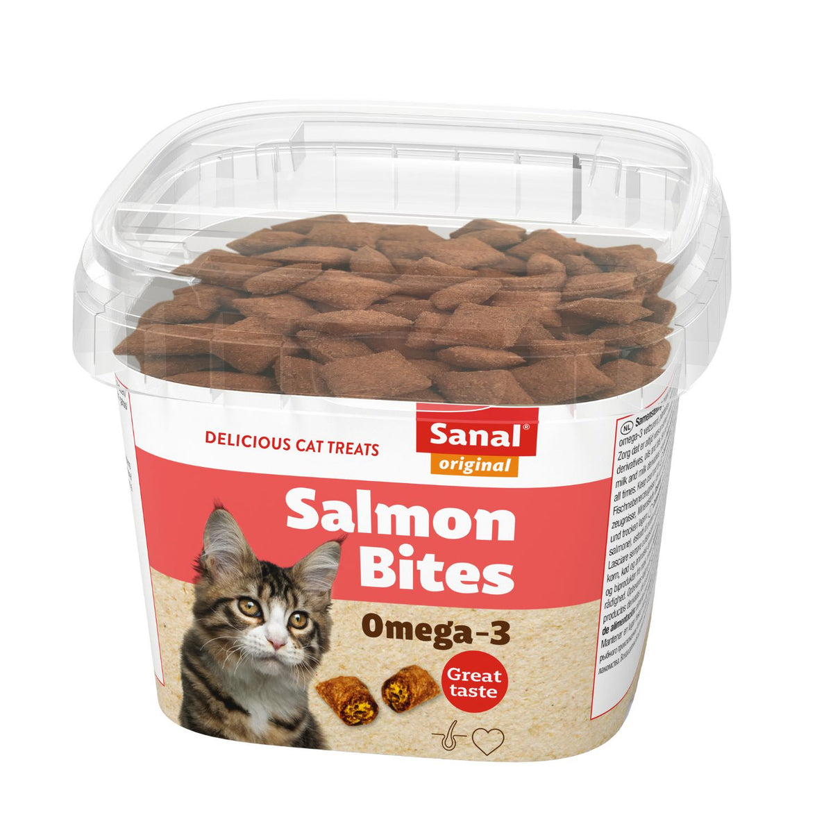 Sanal snack para gato Salmon bites 75 gr
