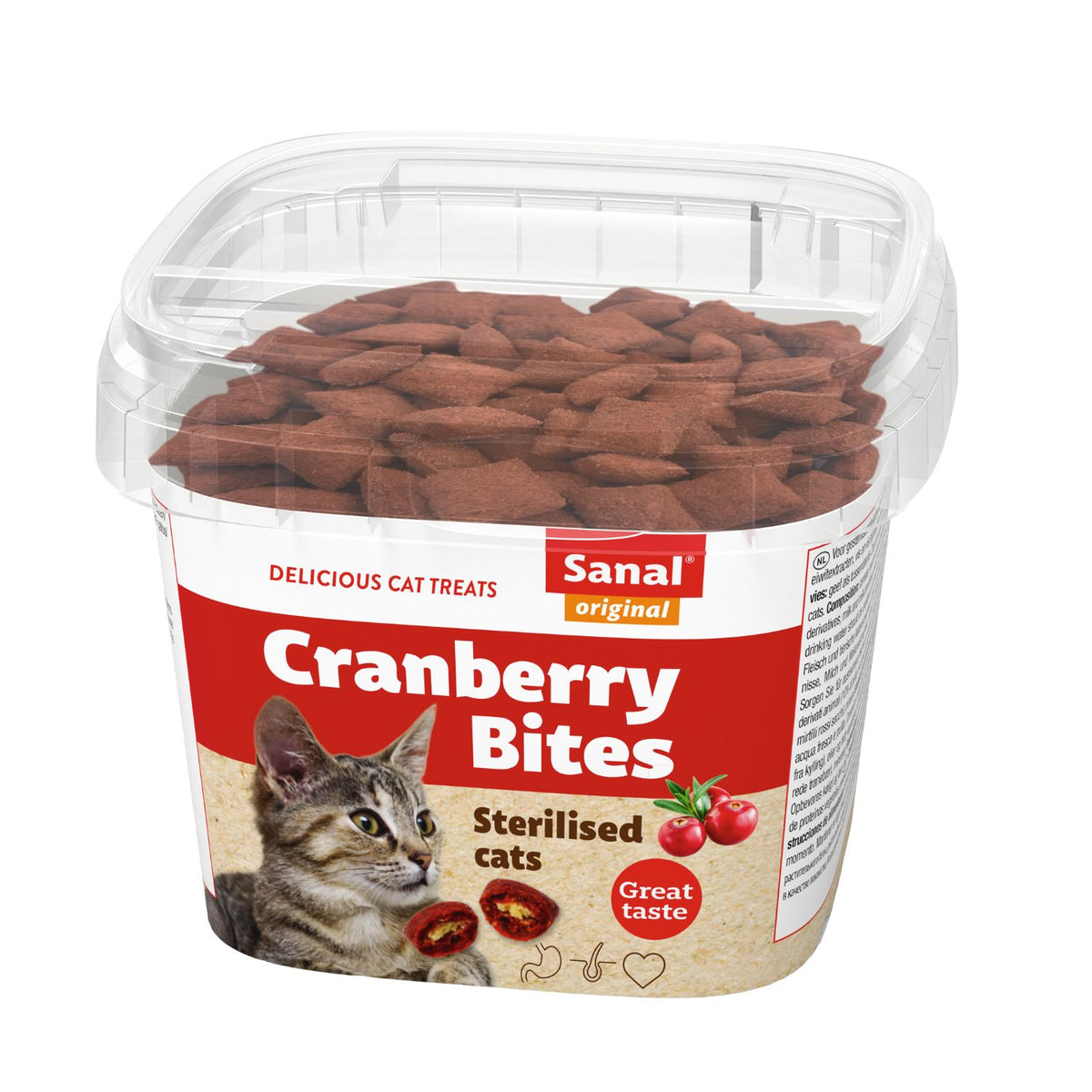 Sanal snack para gato de Arándano & Pollo 75 gr