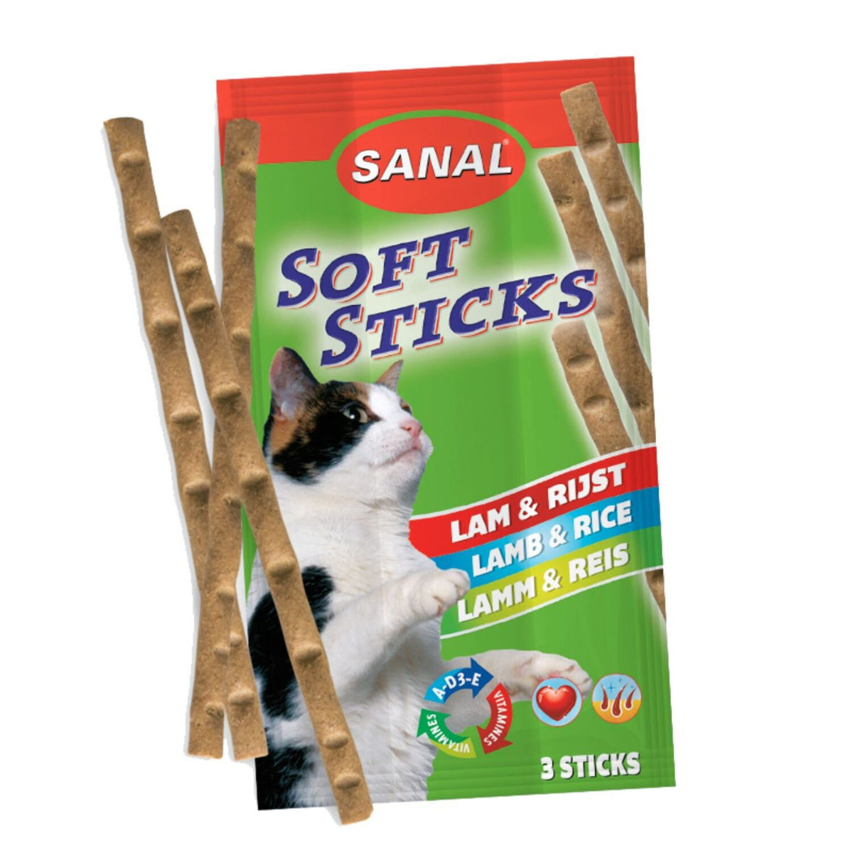 Sanal Cat Sticks Cordero&Arroz Exp. 35 ud
