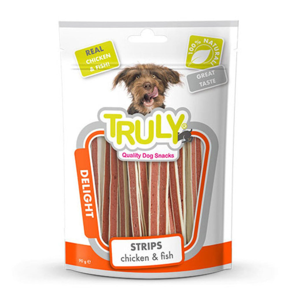 Truly Strips Pollo & Pescado 90g (15)
