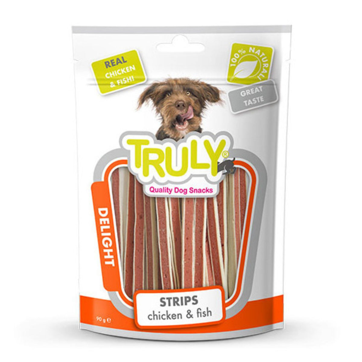Truly Strips Pollo & Pescado 90g (15)