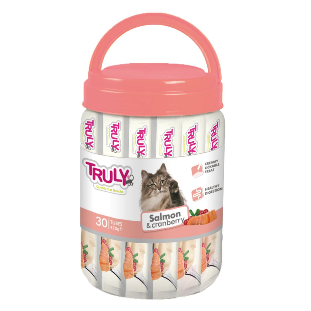 Truly Gato Crema Salmon&Arandano 30 x 14g