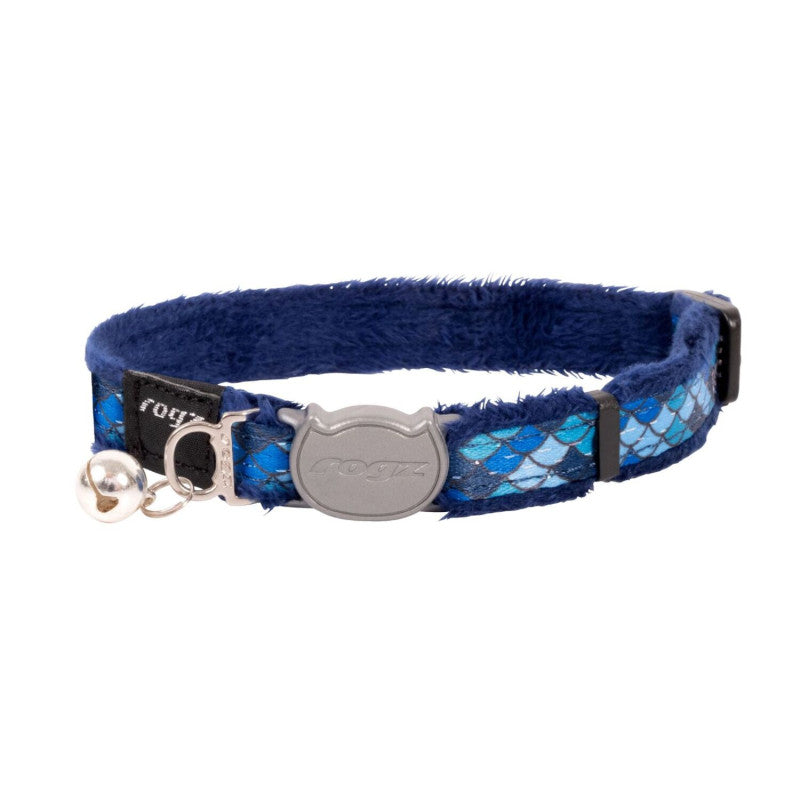 Rogz Collar Fashioncat Escamas Azules