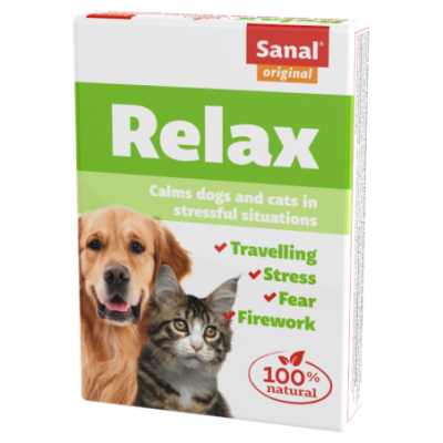 Sanal Relax Anti-Stress Dog +20kg 15 Tabs